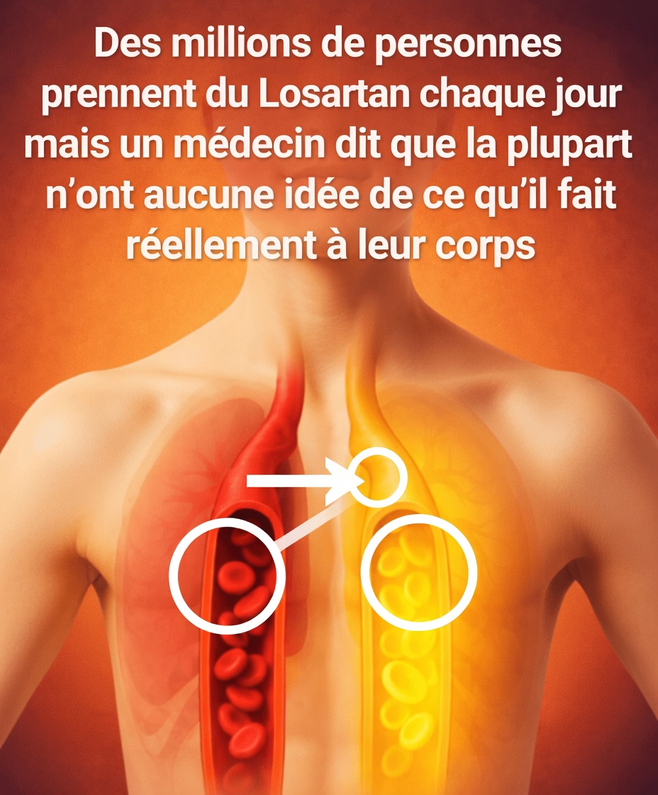 Ce qui arrive vraiment à votre corps lorsque vous prenez du LOSARTAN