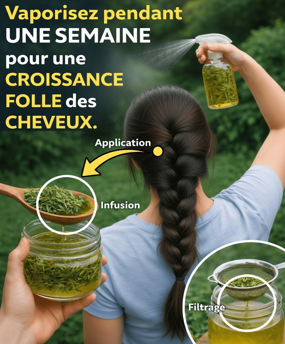 Tonique capillaire au romarin et au clou de girofle : le rituel naturel que beaucoup de gens utilisent pour des cheveux plus forts et en meilleure santé