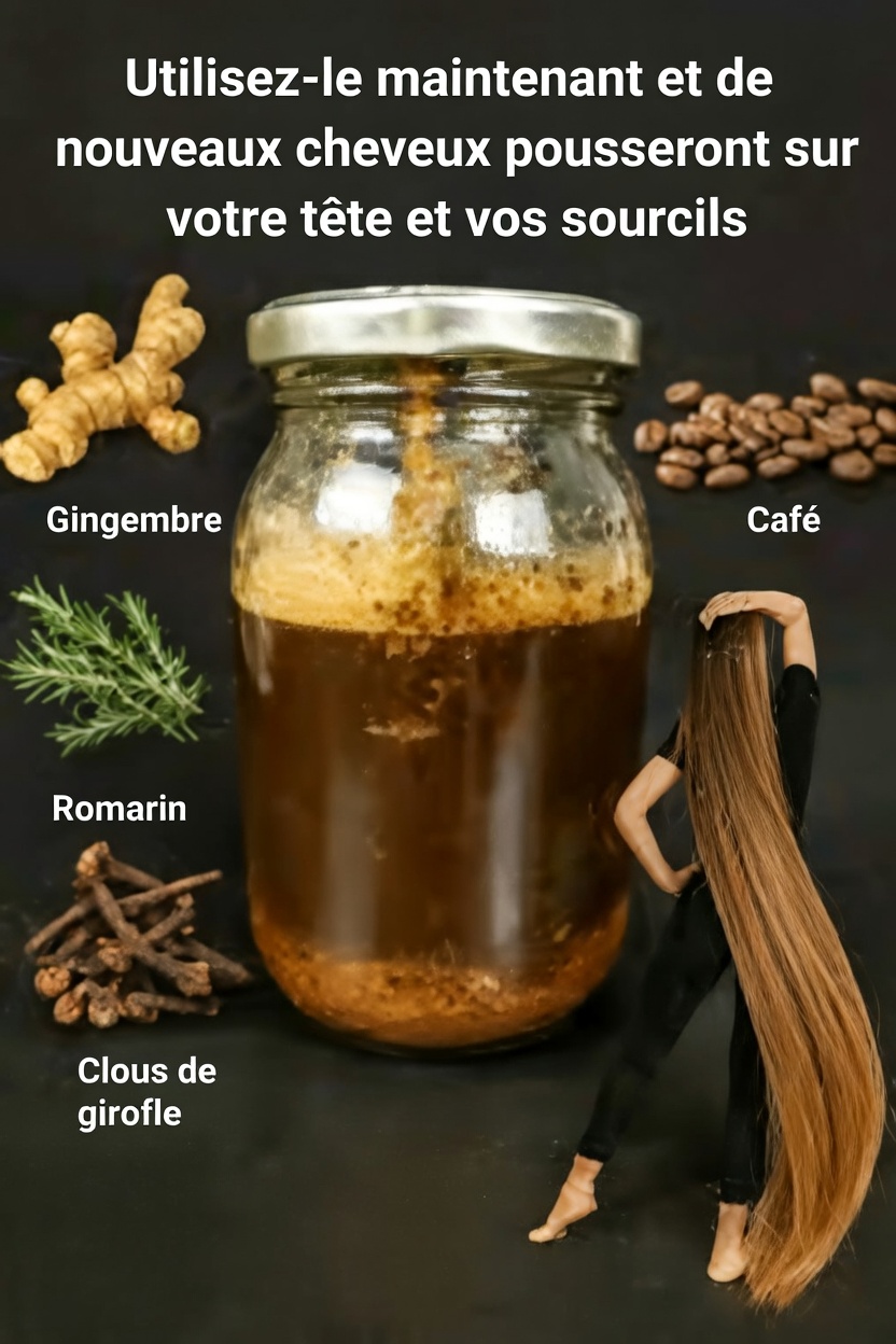 Tonique capillaire au romarin et au clou de girofle : le rituel naturel que beaucoup de gens utilisent pour des cheveux plus forts et en meilleure santé