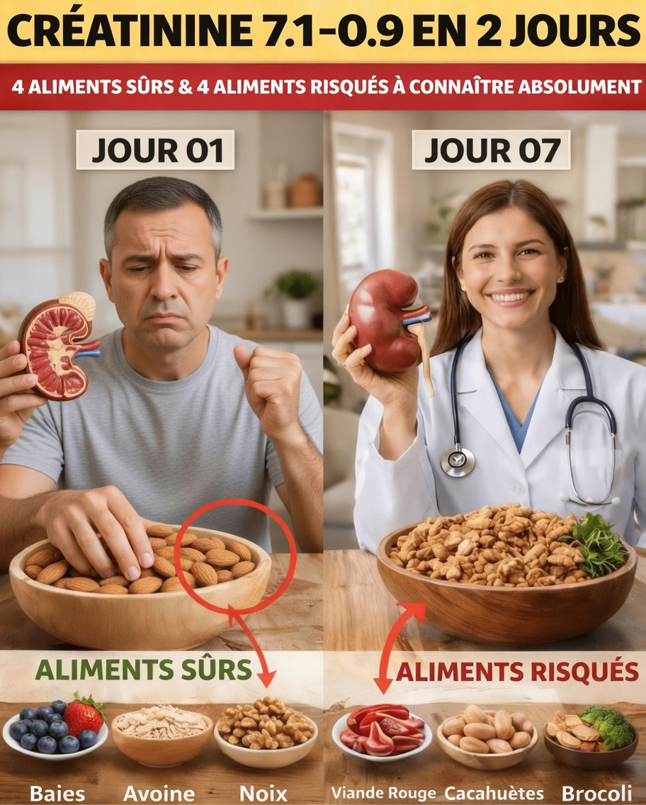 Les niveaux de créatinine sont passés de 7,1 à 0,9 en 2 jours ! 4 graisses saines pour la santé des reins et 4 graisses potentiellement risquées que vous devriez connaître