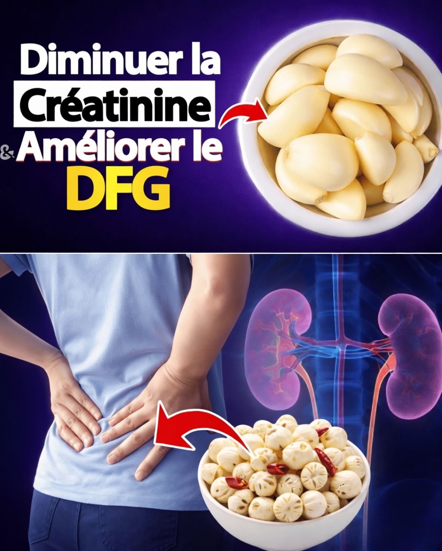 Top 5 aliments sûrs pour les reins pour diminuer la créatinine et améliorer le DFG – vos reins vous remercieront dès le 7ᵉ jour