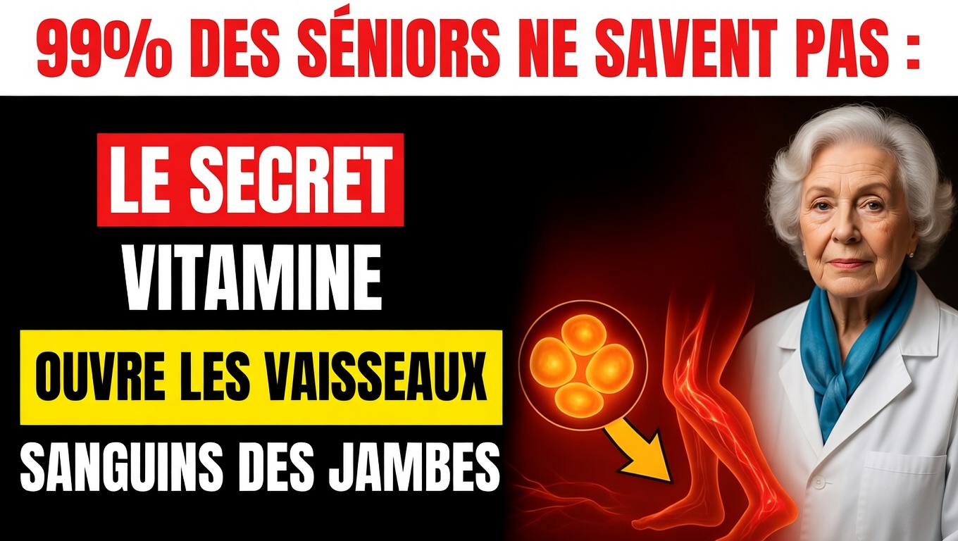 Les 3 meilleures vitamines pour STOPPER les crampes et restaurer la force des jambes chez les seniors : renforcez vos jambes !