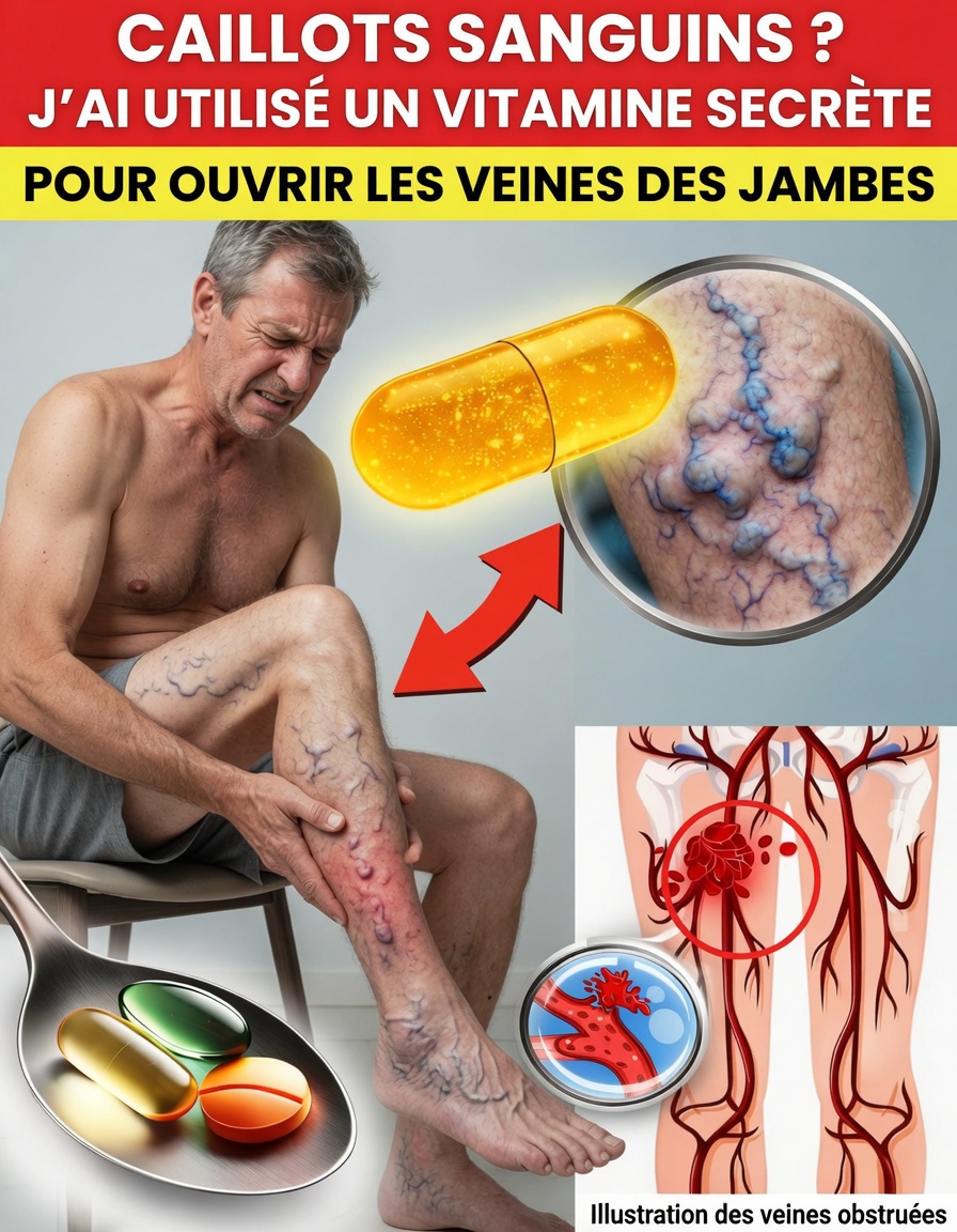 Découvrez cette vitamine puissante : la solution naturelle pour favoriser la circulation sanguine dans vos jambes et vos pieds après 50 ans