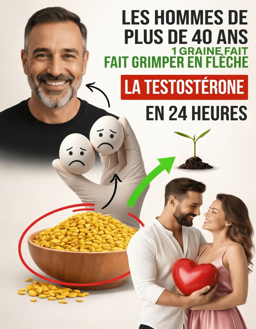 Hommes de plus de 40 ans ? Cette graine puissante ramène vos niveaux de testostérone à ceux de vos 20 ans