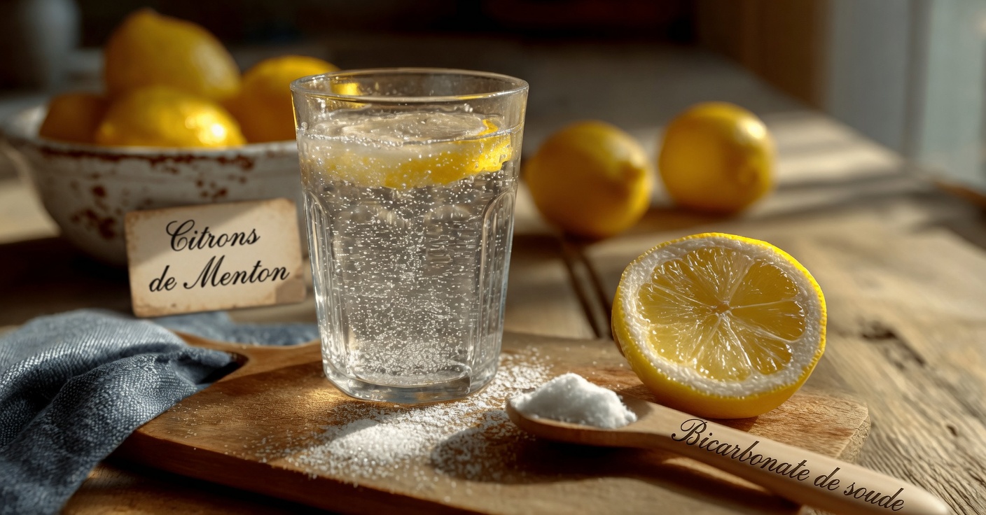 Eau au citron et bicarbonate de soude : ce qui arrive à votre corps lorsque vous buvez ce simple mélange de cuisine