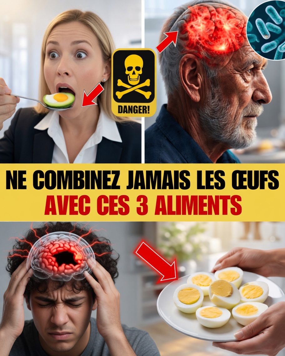 Alerte aux seniors : les 3 aliments courants à ne pas associer à la légère aux œufs pour une meilleure nutrition et plus d’énergie