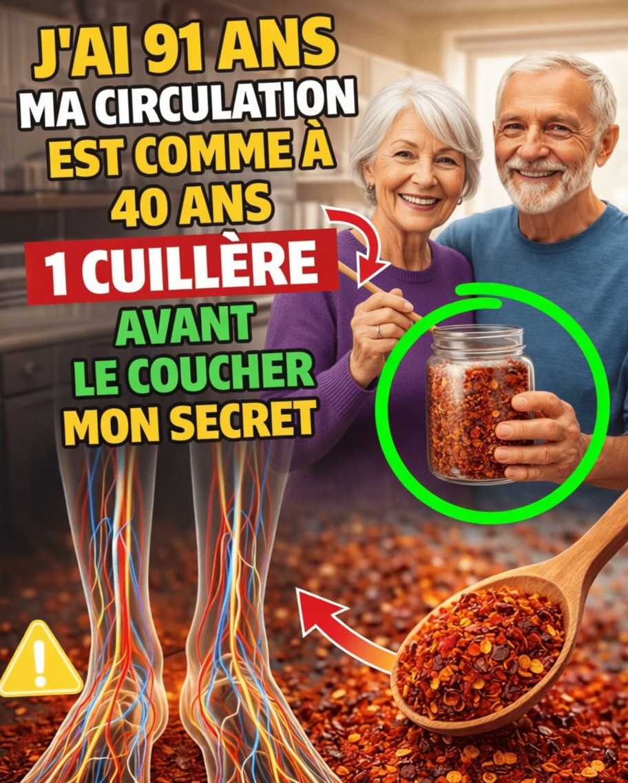 Seniors : mangez CECI avant de vous coucher pour faire exploser la circulation sanguine dans vos jambes et vos pieds en seulement 24 heures !