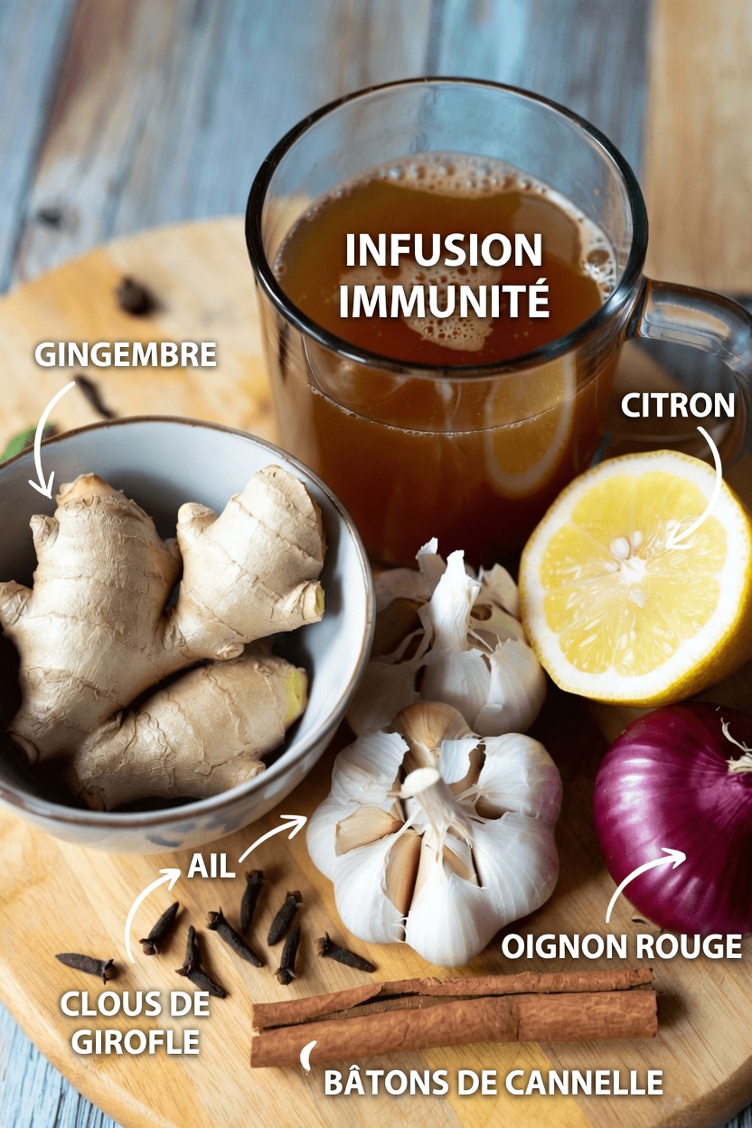 Comment préparer cette boisson maison populaire en 15 minutes au gingembre, à l’ail, au citron, à l’oignon, à la cannelle et aux clous de girofle
