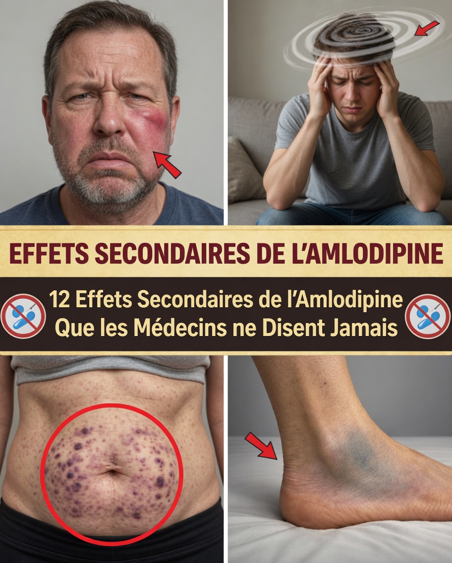 Découvrez 12 effets secondaires de l’amlodipine à connaître et des conseils pratiques pour y faire face