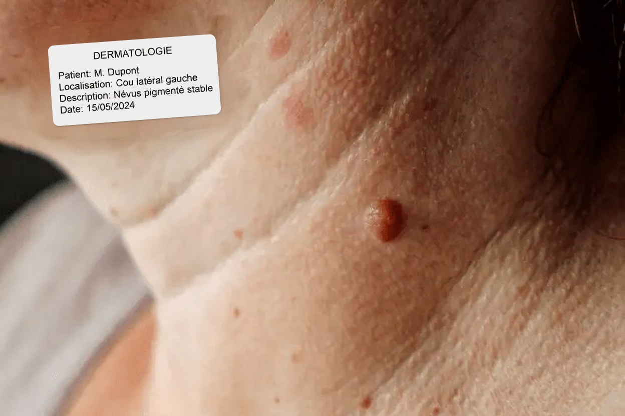 Si vous remarquez de petits morceaux de peau sur votre cou ou vos aisselles, voici ce que cela peut signifier