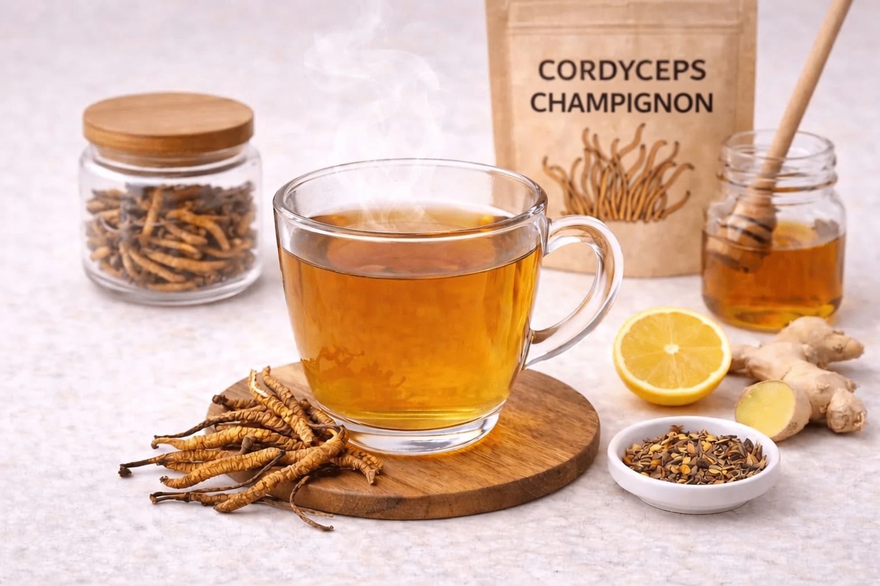 Découvrez comment intégrer le thé de champignon cordyceps à votre routine quotidienne pour soutenir naturellement la santé de vos reins