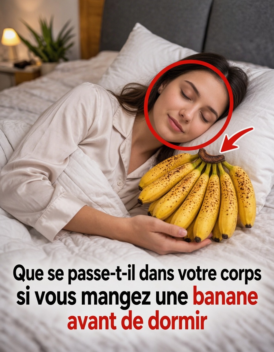 Que se passe-t-il dans votre corps lorsque vous mangez une banane avant de dormir chaque nuit ?