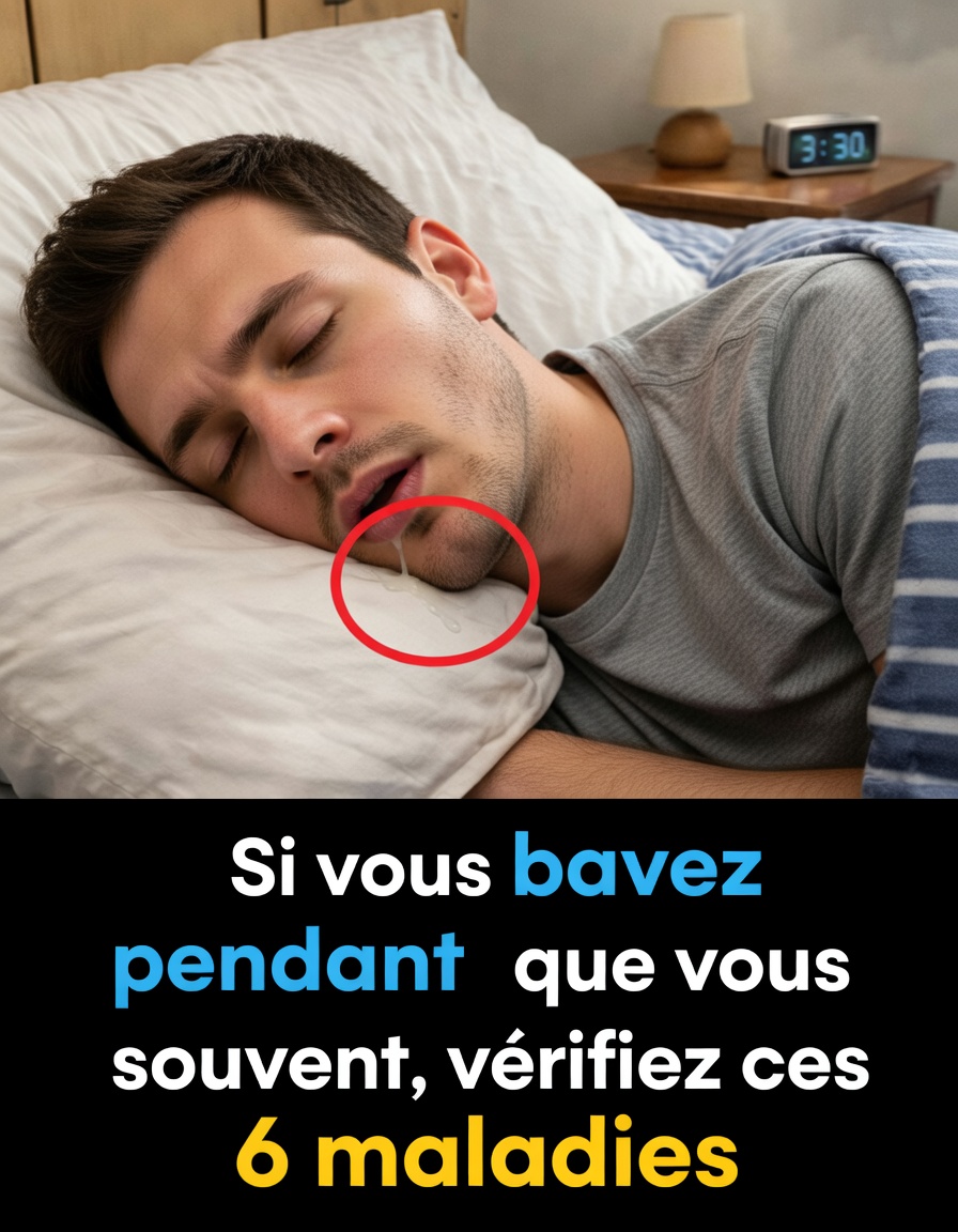 Si vous bavez souvent en dormant, vérifiez ces 6 maladies