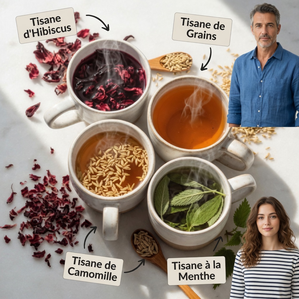 Tisane de camomille, curcuma, fenouil et feuille de laurier : le mélange de 4 herbes qui pourrait apaiser la tension artérielle, stabiliser la glycémie et relancer une circulation paresseuse