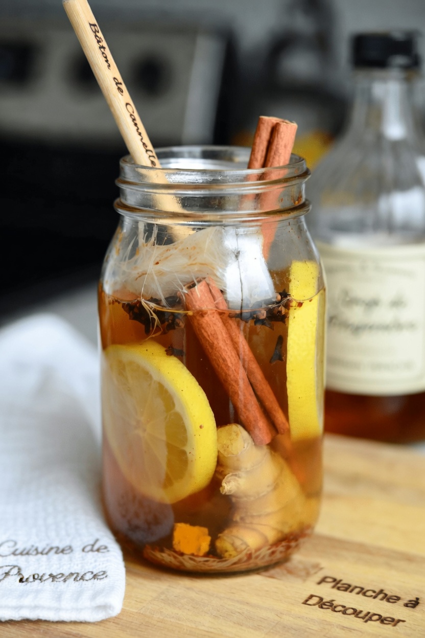 Comment préparer des shots de tonique tout-en-un Fire Cider au vinaigre de cidre de pomme et aux épices