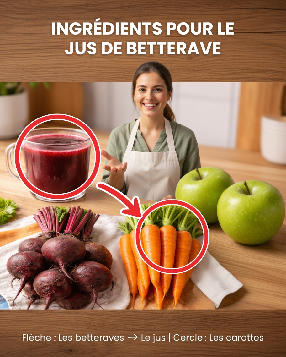 Éliminez l’anémie, restaurez votre vue et purifiez votre foie gras avec ce délicieux jus à base de 3 ingrédients naturels