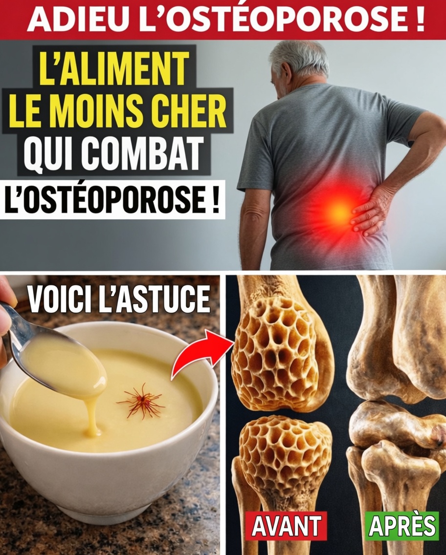 L’aliment le moins cher pour lutter contre l’ostéoporose après 60 ans — la plupart des seniors l’ignorent !