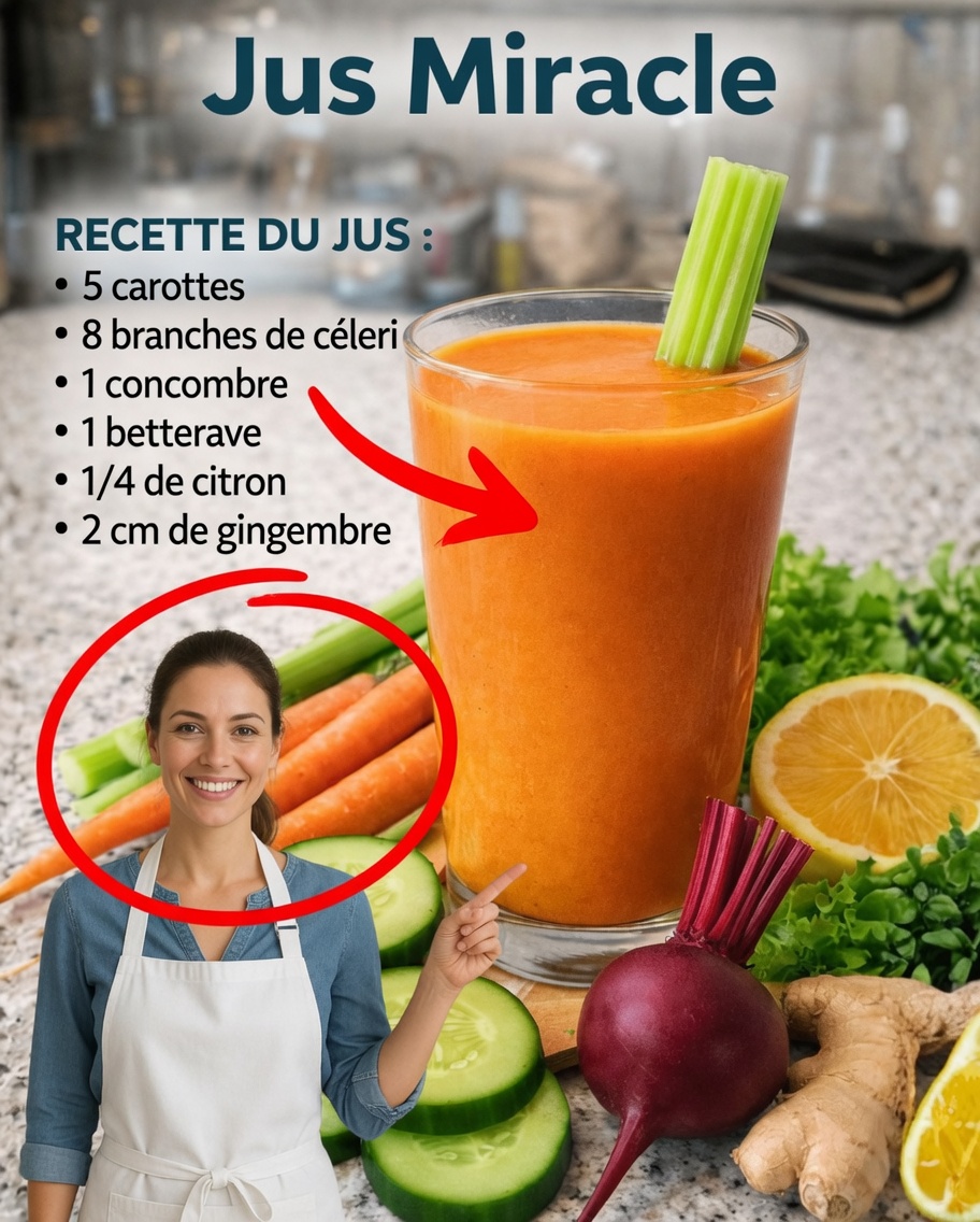 Découvrez le booster de bien-être ultime dans un verre : une simple recette de jus avec des carottes, du céleri et plus encore