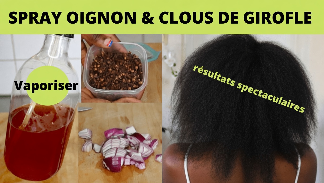Des difficultés avec l’affinement de vos cheveux ? Découvrez ce spray capillaire maison pour la repousse, à base d’oignon, de clous de girofle, de romarin et de café