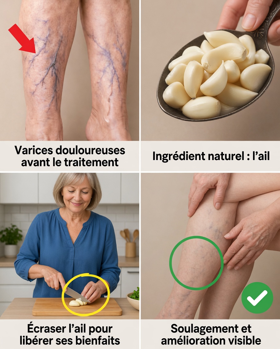 Saviez-vous que l’ail peut aider à soulager l’inconfort des varices et à réduire naturellement l’inflammation ?