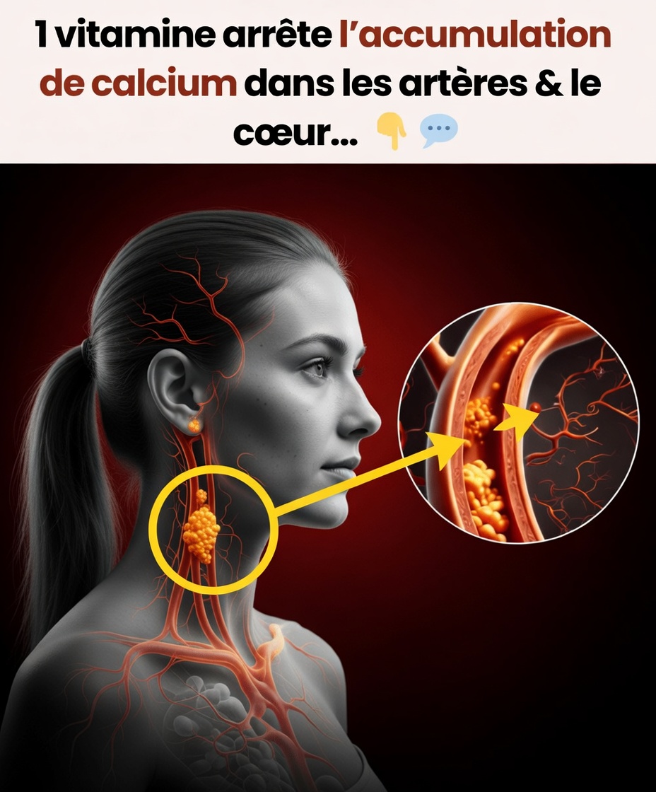 Une vitamine empêche l'accumulation de calcium dans les artères et le cœur