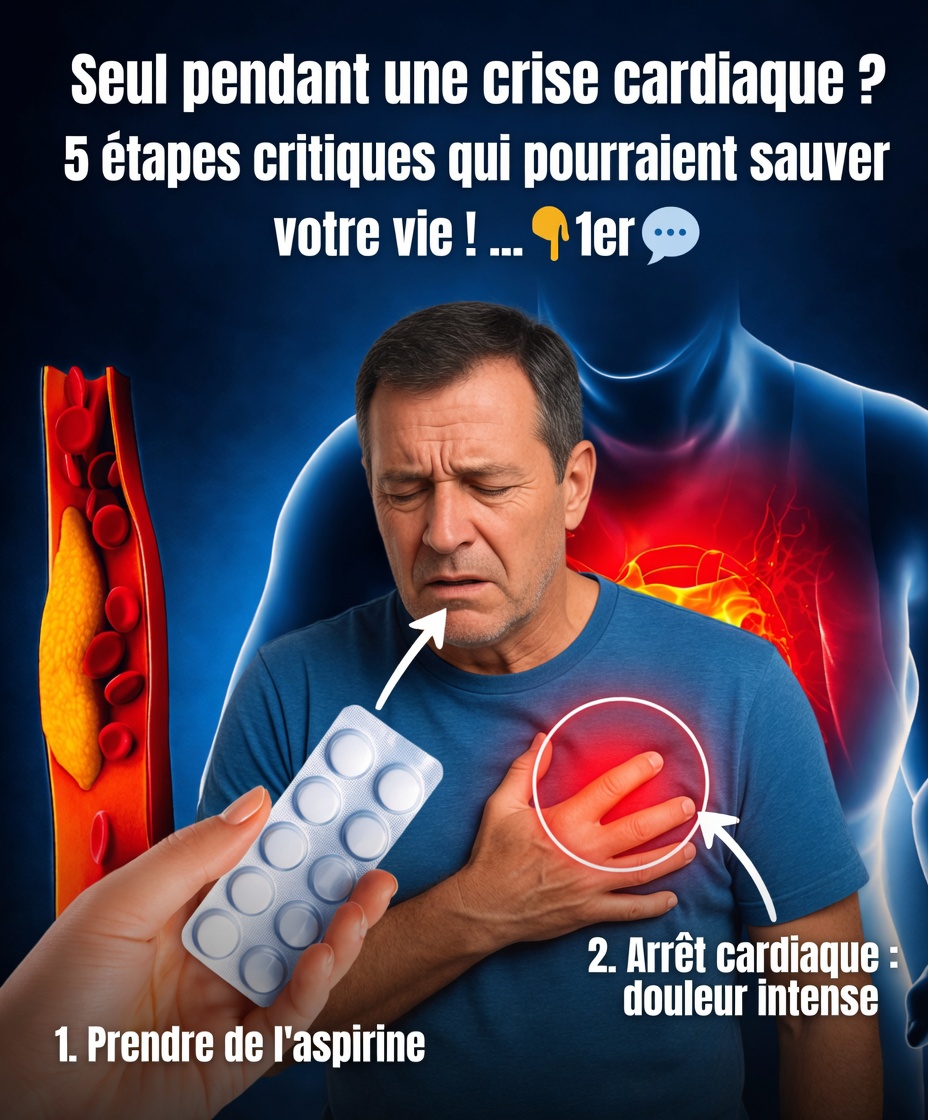 Que faire si vous êtes seul lors d'une crise cardiaque : 5 étapes essentielles à suivre immédiatement
