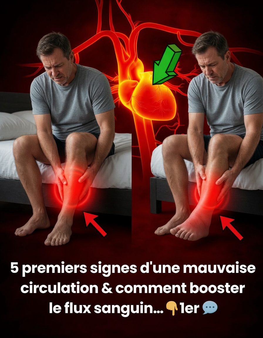 5 signes précoces d’une mauvaise circulation sanguine et comment l’améliorer
