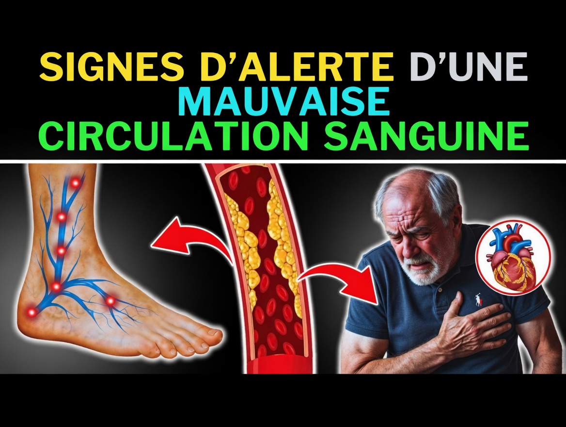 5 signes précoces d’une mauvaise circulation sanguine et comment l’améliorer