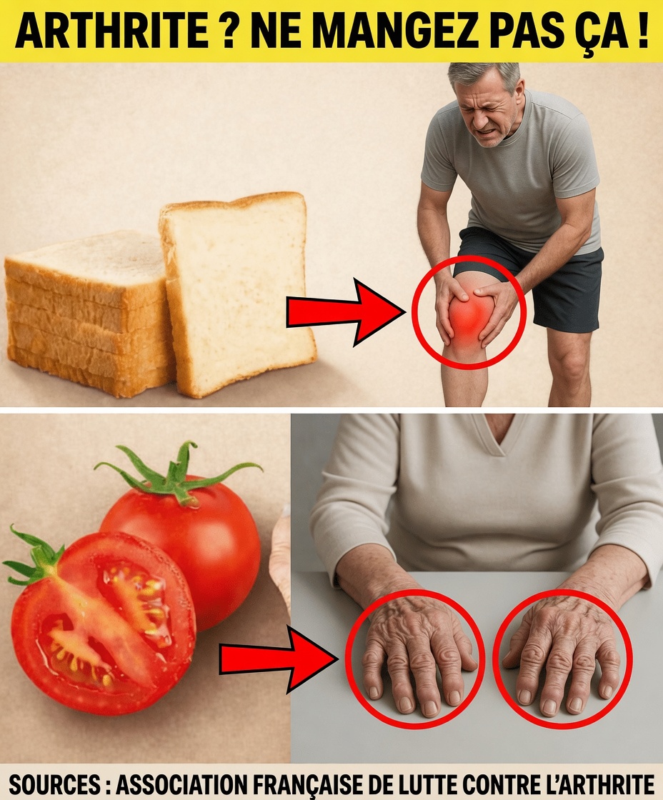 9 aliments à éviter si vous souffrez d’arthrite