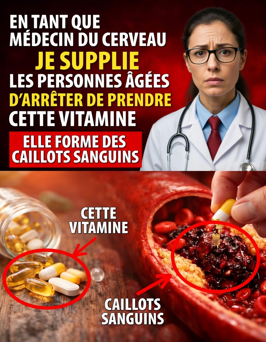 Suppléments à forte dose de cette vitamine : pourraient-ils augmenter du jour au lendemain le risque d’AVC ? Ce que les seniors doivent savoir