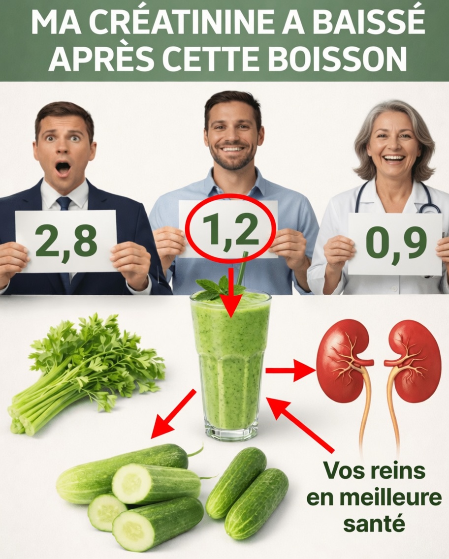 Découvrez les 3 meilleures boissons matinales qui pourraient réduire la créatinine et soutenir naturellement la santé des reins