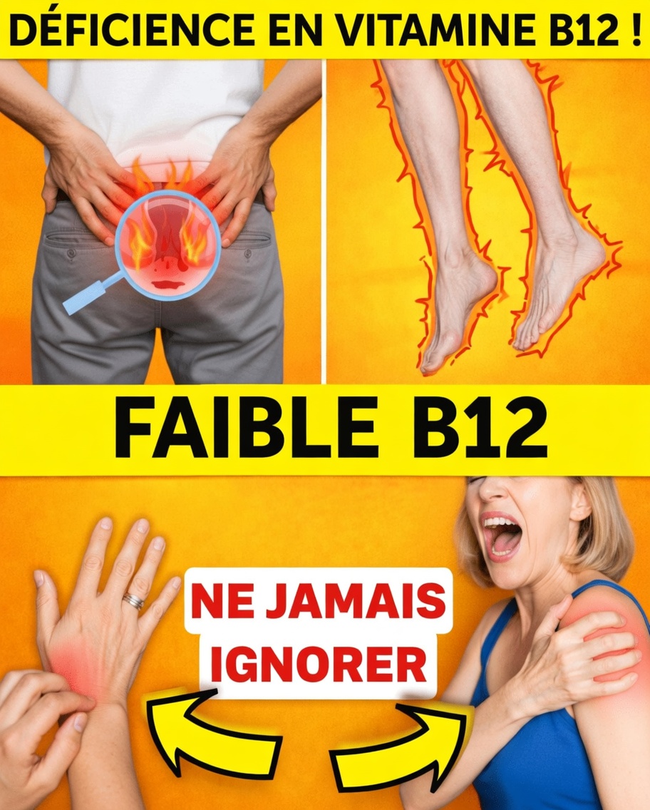8 signes étranges que votre corps réclame de la vitamine B12 que les seniors manquent souvent après 60 ans