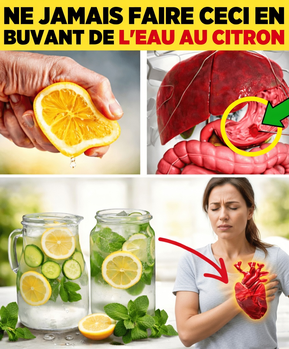 13 ERREURS FATALES avec l’EAU CITRONNÉE que VOUS DEVEZ ABSOLUMENT ÉVITER