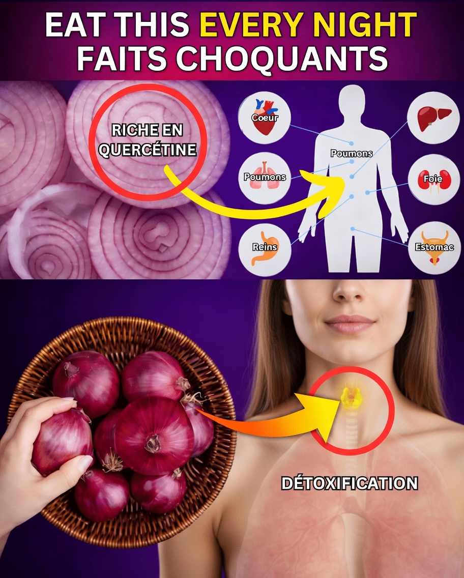 Mangez des oignons rouges tous les jours et regardez ce qui se passe – les médecins ne vous disent jamais ÇA !
