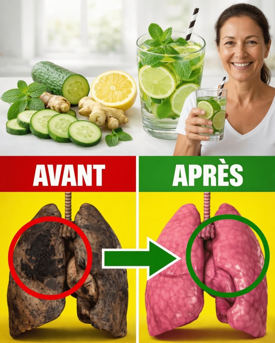 9 raisons pour lesquelles vous devriez boire du concombre, du gingembre, de la menthe, du citron et de l’eau tous les jours
