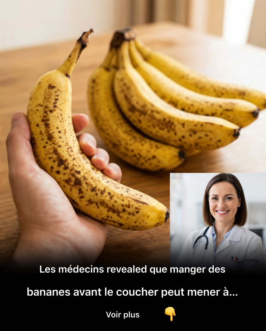 Ce qui arrive à votre corps lorsque vous mangez une banane avant de vous coucher (bienfaits et effets)