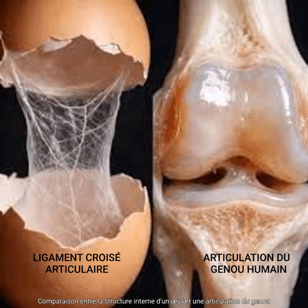 Coquille d’œuf et collagène du genou : peut-elle vraiment aider à soulager les douleurs articulaires ?