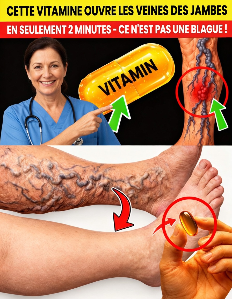 Seniors, vos jambes murmurent-elles des avertissements que vous ne pouvez pas ignorer ? 4 vitamines qui peuvent soutenir une circulation saine dans les jambes