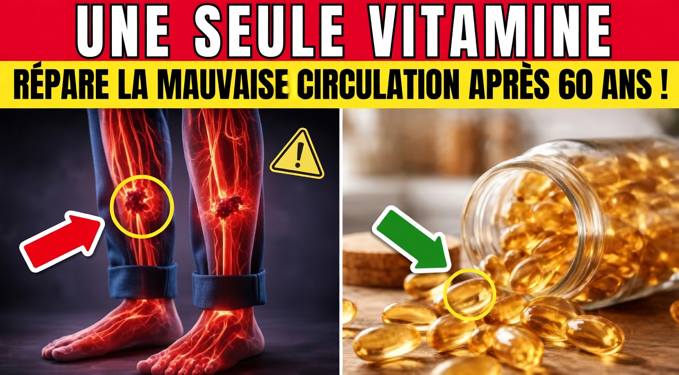 Seniors, vos jambes murmurent-elles des avertissements que vous ne pouvez pas ignorer ? 4 vitamines qui peuvent soutenir une circulation saine dans les jambes