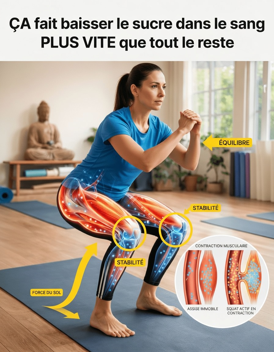 Ceci fait baisser la glycémie plus vite que tout le reste – routine facile à la maison