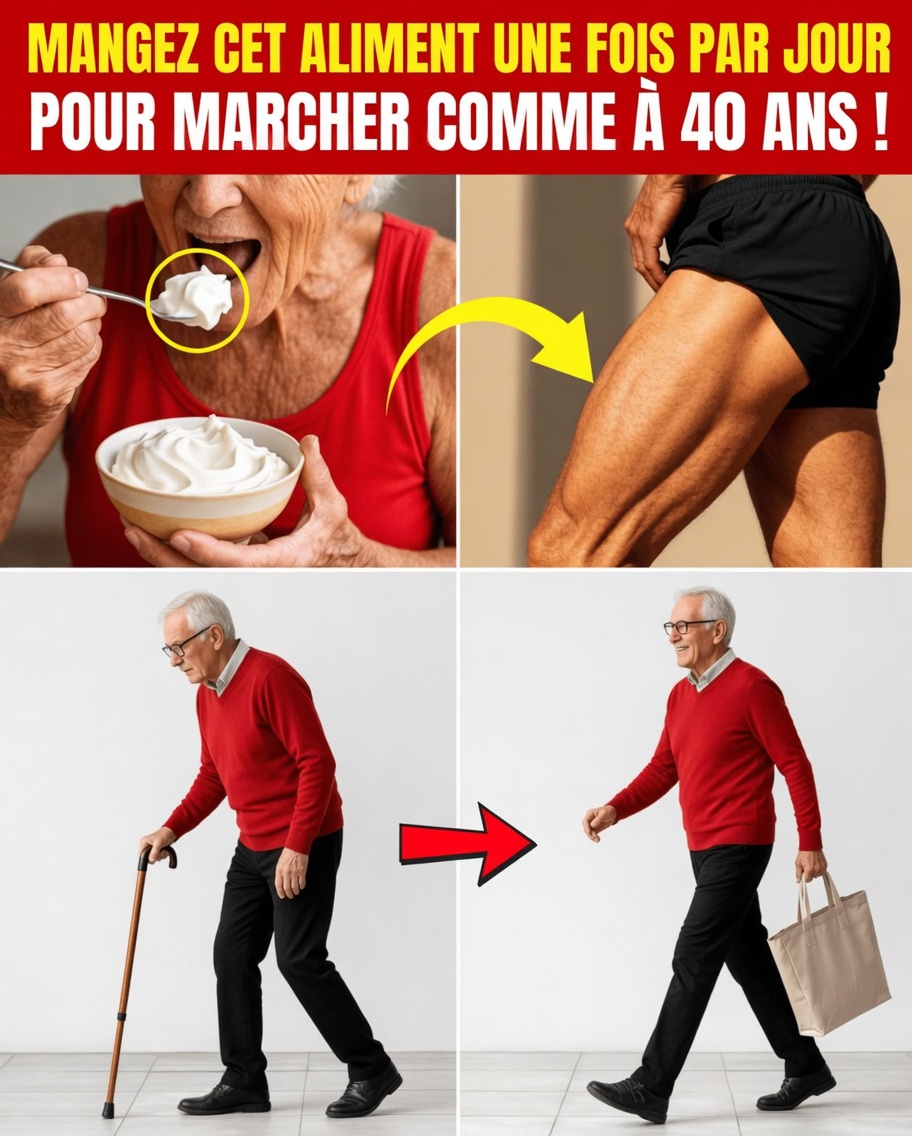7 aliments du quotidien qui peuvent aider à préserver et renforcer vos muscles des jambes après 70 ans – le simple changement alimentaire que des milliers de personnes adoptent