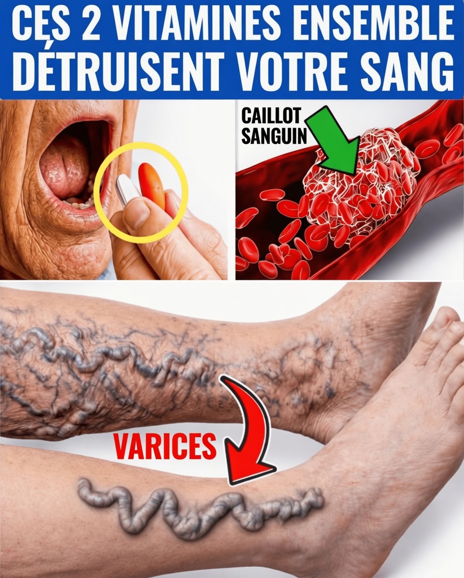 DANGER ! Les seniors ne devraient jamais prendre ensemble ces 2 vitamines et compléments