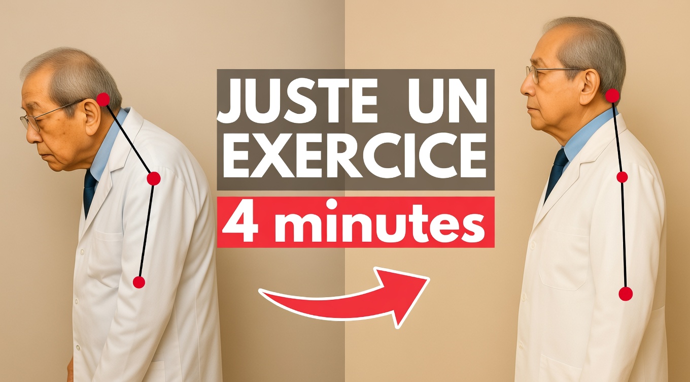 Comment corriger la posture de tête projetée vers l’avant après 60 ans en seulement 4 minutes – la douce routine jurée par le plus vieux médecin du Japon