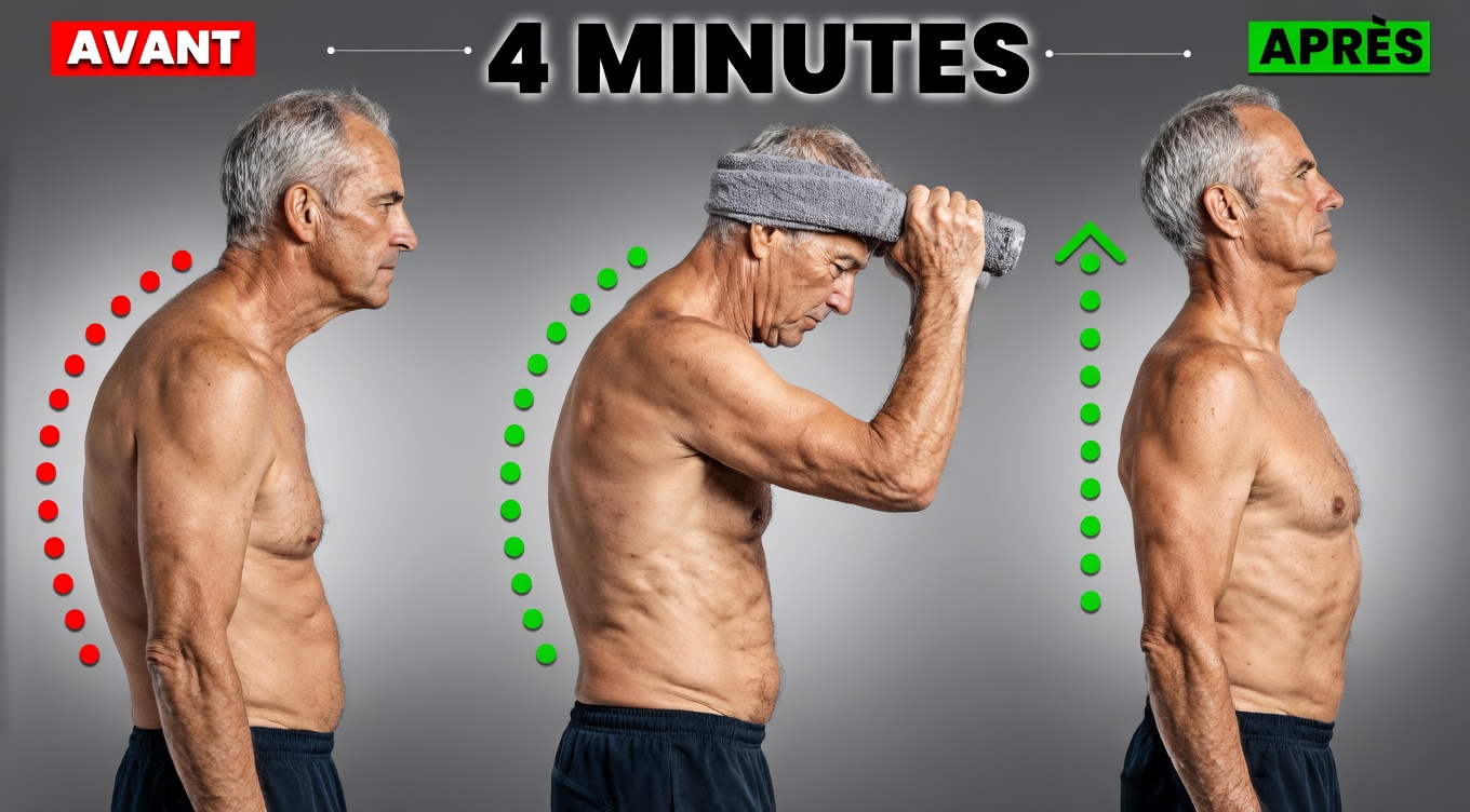 Comment corriger la posture de tête projetée vers l’avant après 60 ans en seulement 4 minutes – la douce routine jurée par le plus vieux médecin du Japon