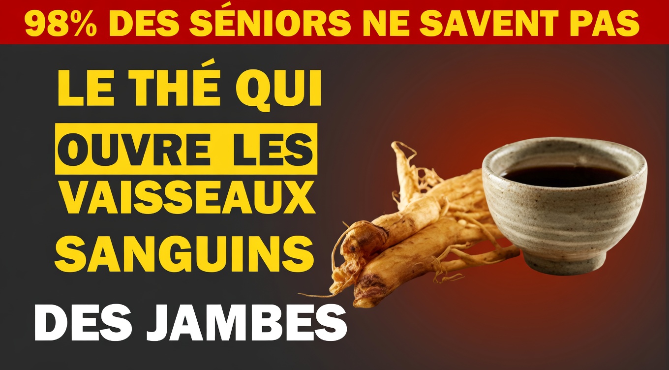 Vous avez plus de 60 ans et vous remarquez que vos jambes sont plus faibles ? Ces 3 thés peuvent aider à soutenir la force musculaire et une marche plus stable