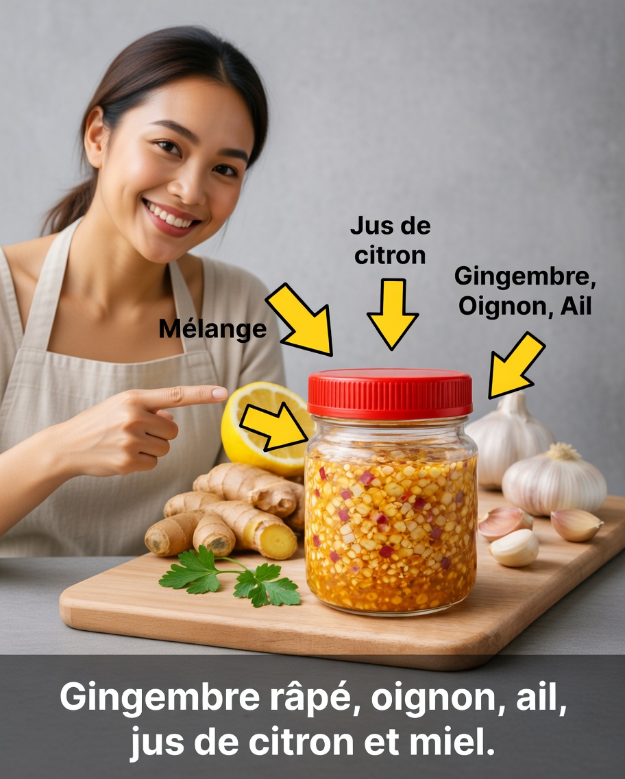 Découvrez l’étonnant regain de bien-être grâce au gingembre, à l’oignon, à l’ail, au citron et au miel pour une vitalité quotidienne après 40 ans