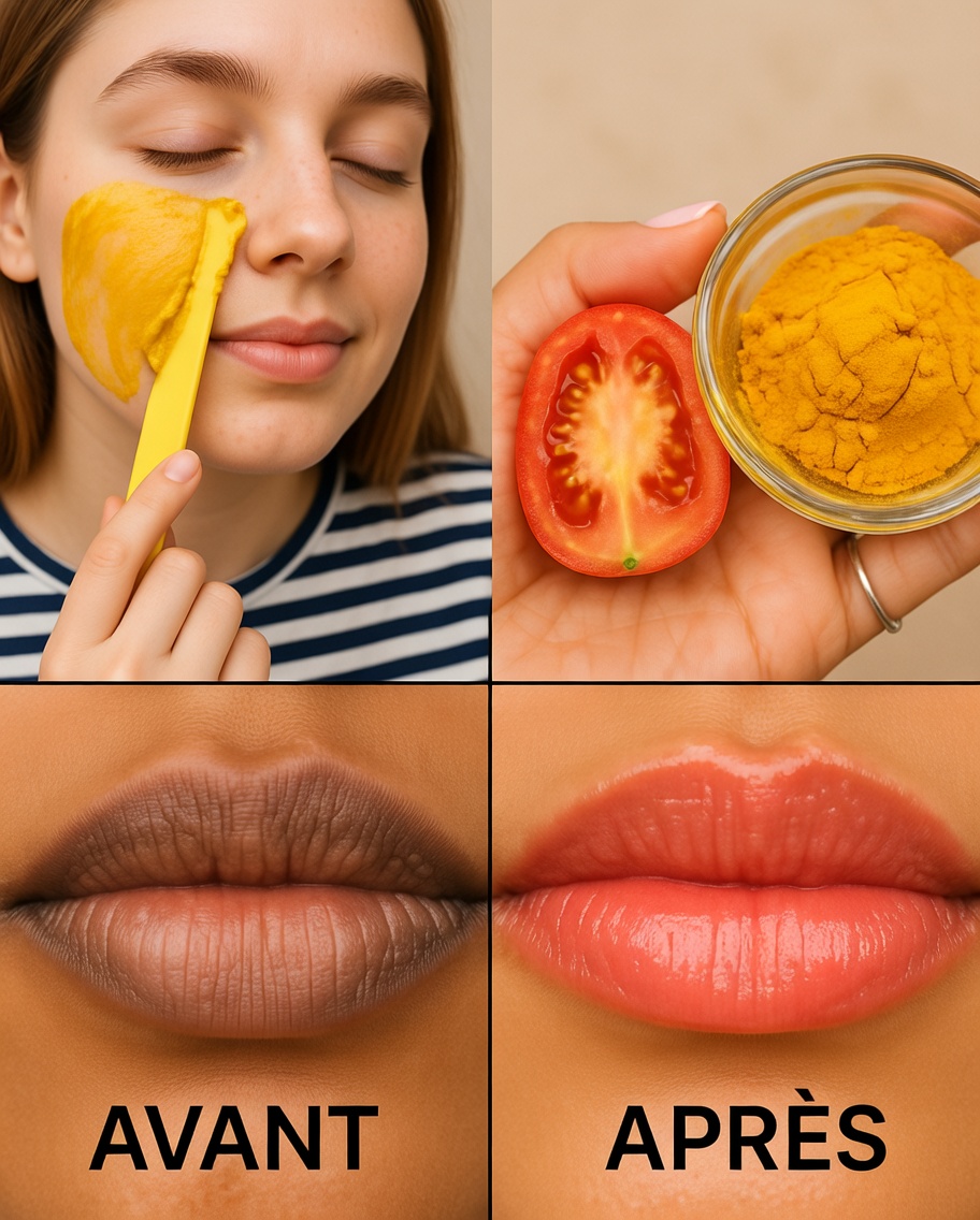 Comment préparer une simple crème maison à la tomate et au curcuma pour des lèvres naturellement plus rosées à la maison