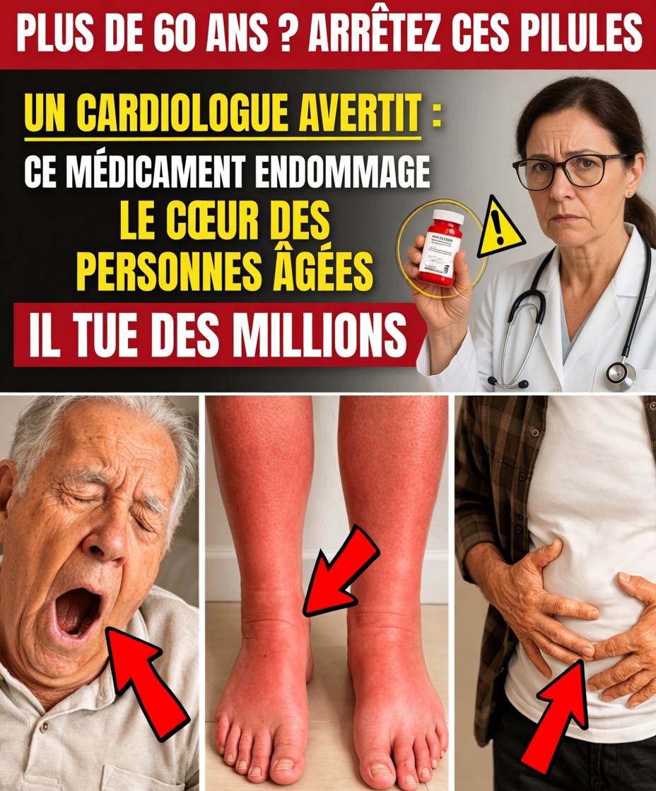 Alerte cardiologue : 5 médicaments courants qui endommagent silencieusement le cœur des plus de 60 ans (et quoi faire à la place)