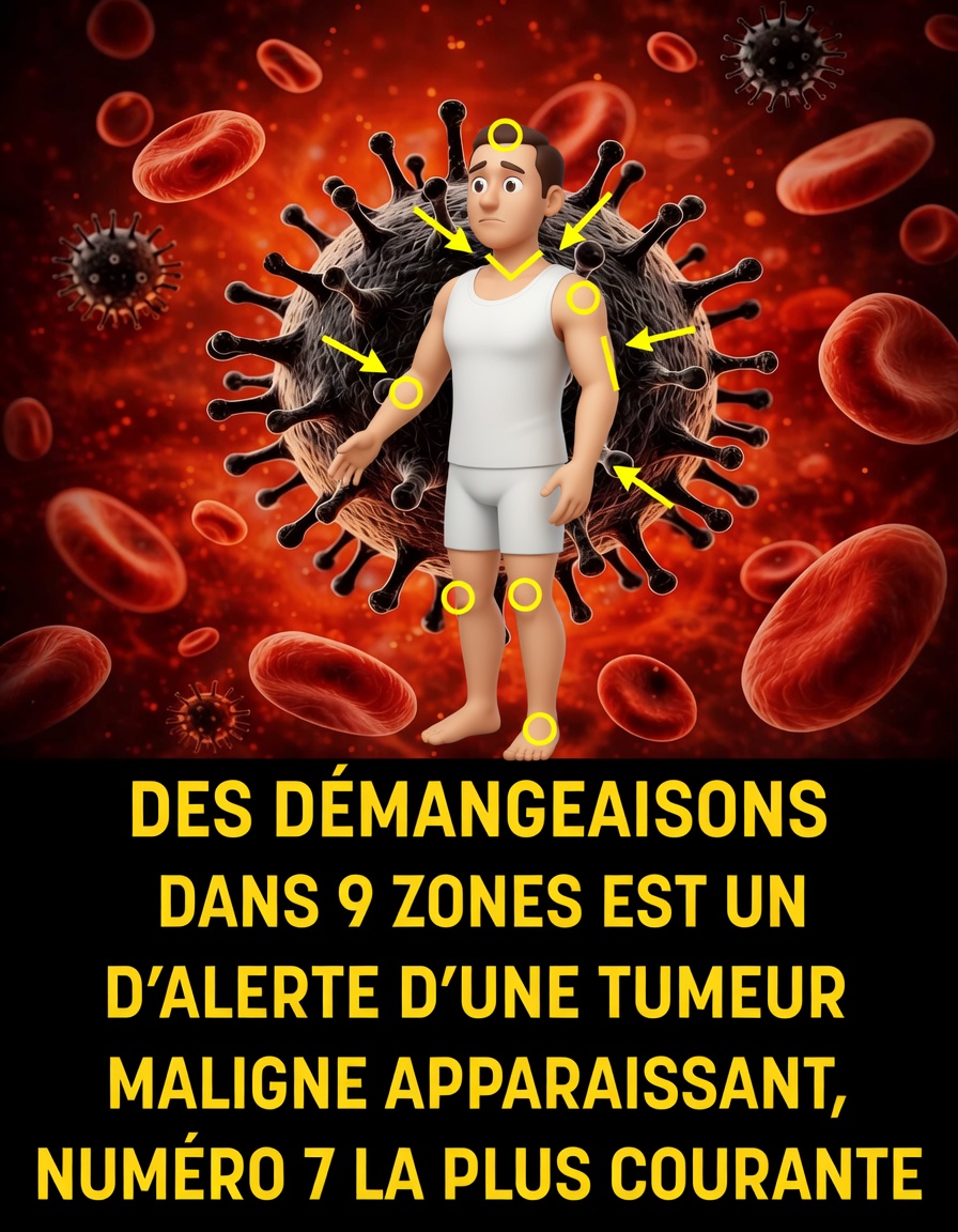 Démangeaisons dans 9 zones : un signe d’alerte de tumeurs malignes, la numéro 7 est la plus fréquente