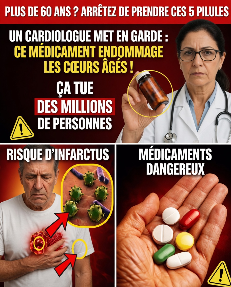 Cardiologue en alerte : cette pilule abîme le cœur des personnes âgées !